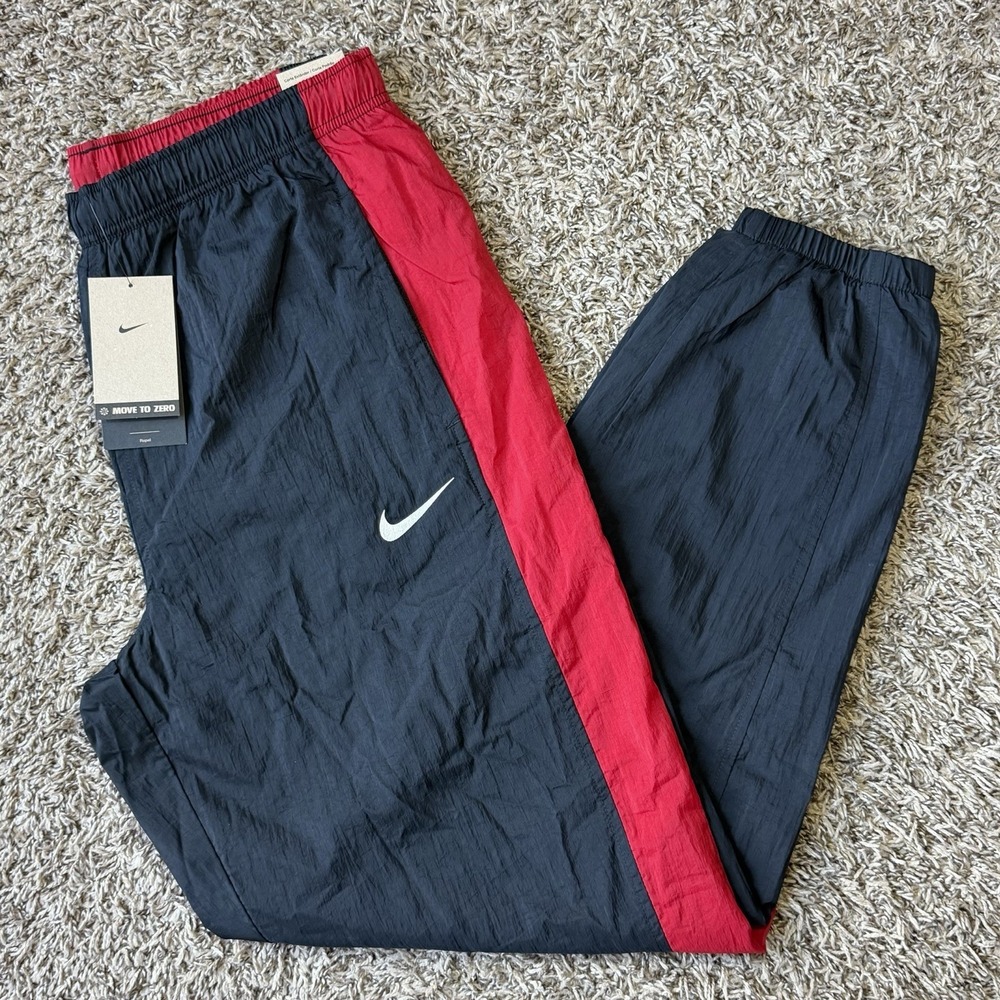 Nike Total 90 Repel Soccer Track Pants Mens Size Large Black Red HQ3393-010 NEW